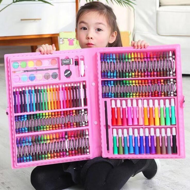 Watercolor Brushes, Crayon And Oil Pastel for Kids