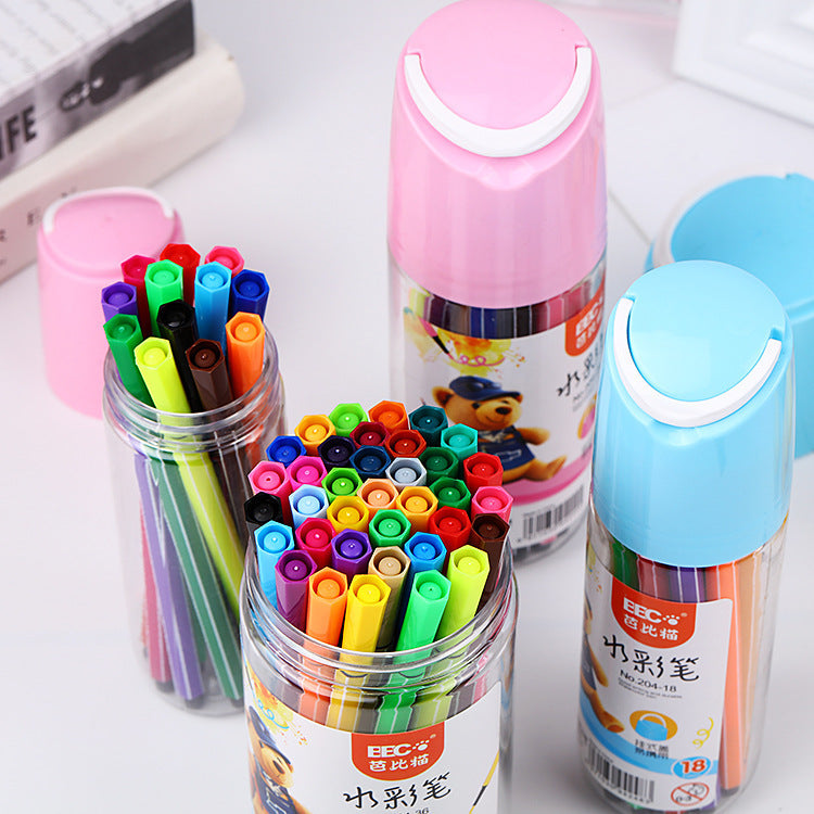 Watercolor Brushes, Crayon And Oil Pastel for Kids