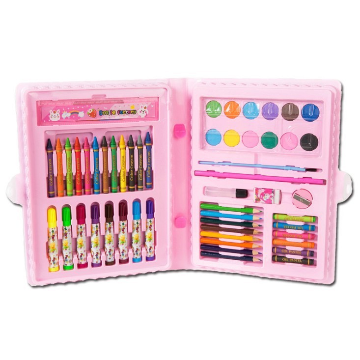 Watercolor Brushes, Crayon And Oil Pastel for Kids