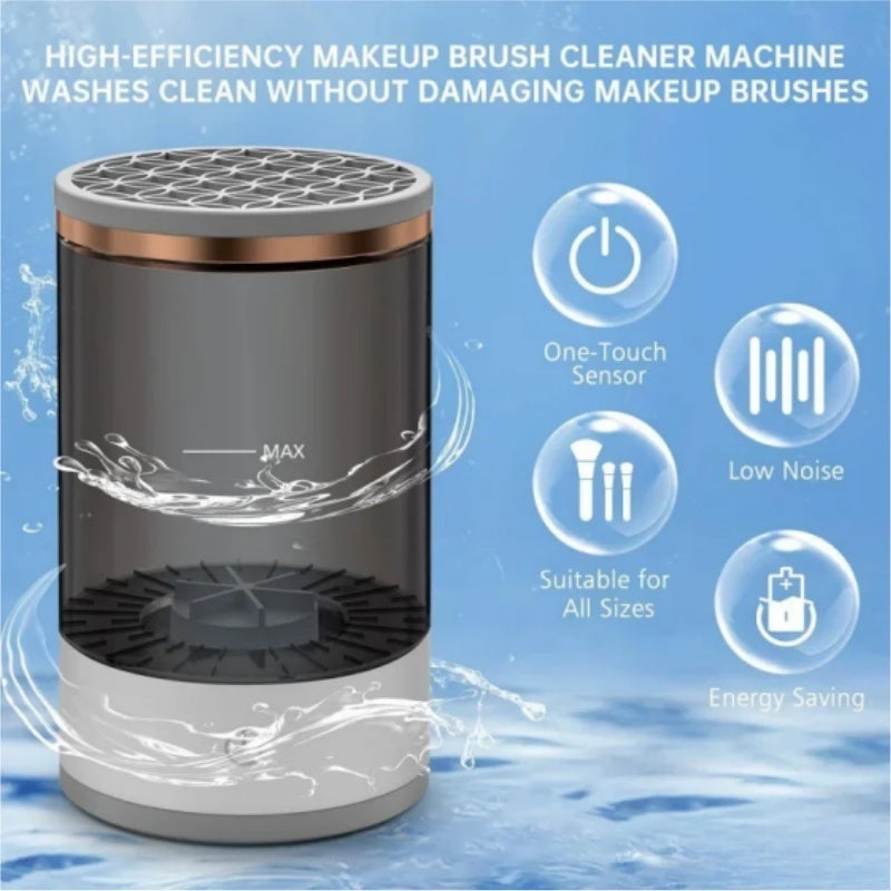 Rotating Makeup Brush Cleaner