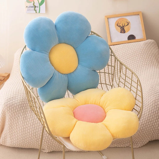 Flower-Shaped Pillow