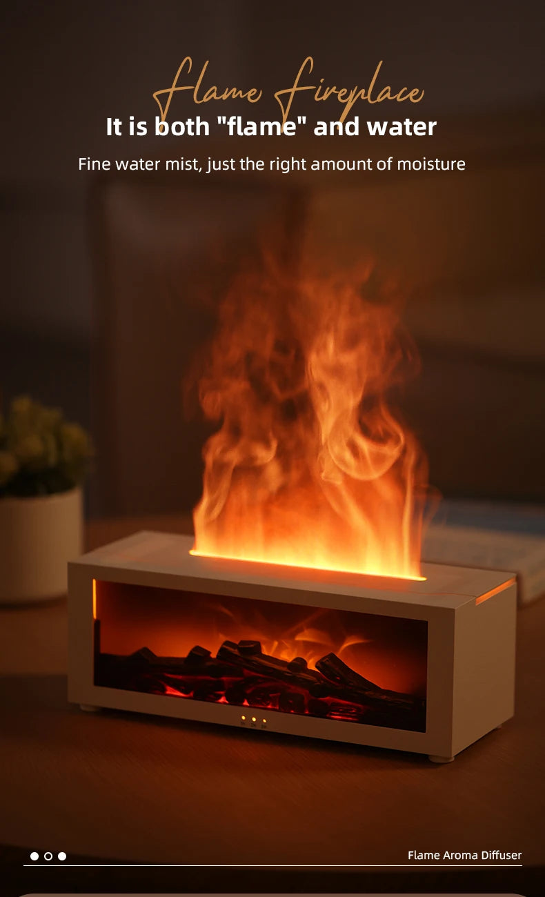 Flame Fireplace Aroma Diffuser