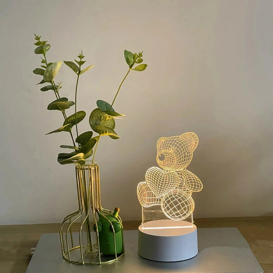3D Creative Bear Lamp