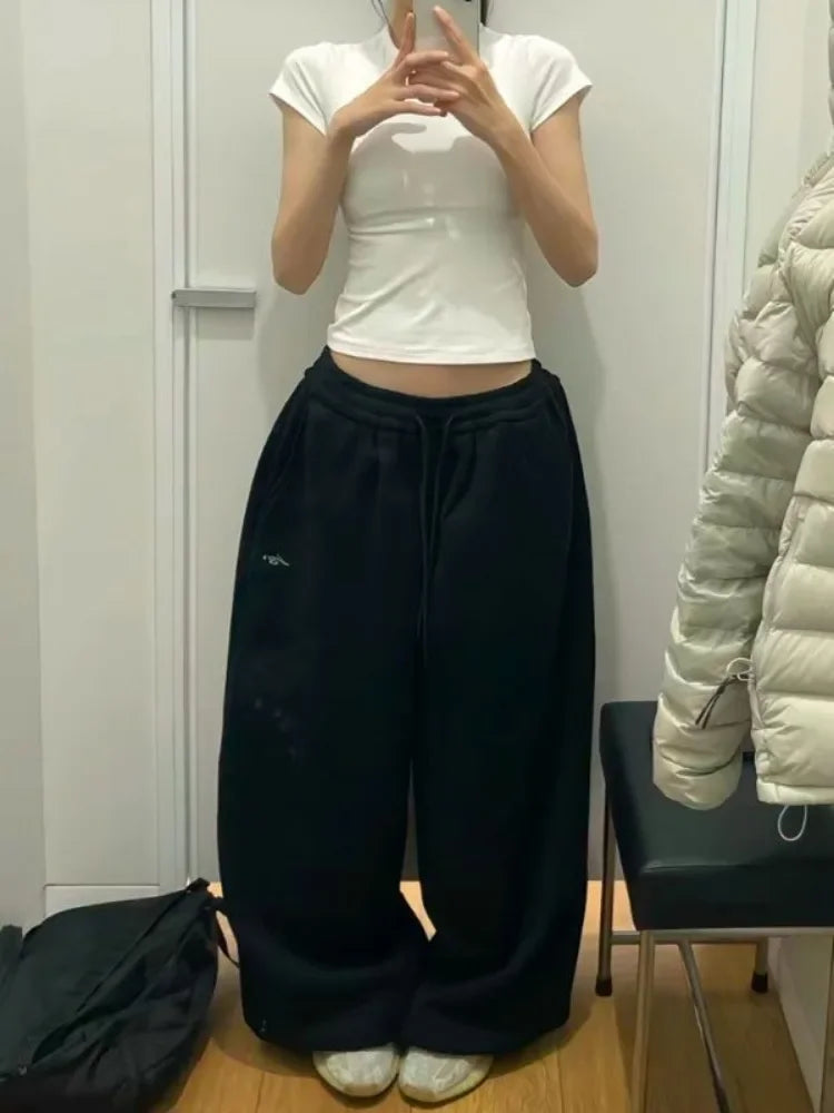 Casual Wide Leg Trousers