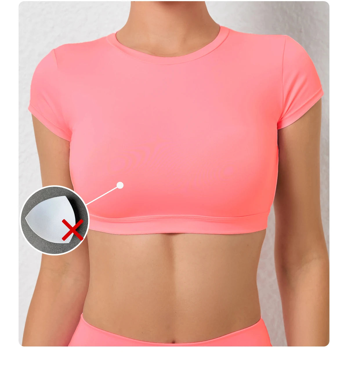 Women Backless Sports Shirt
