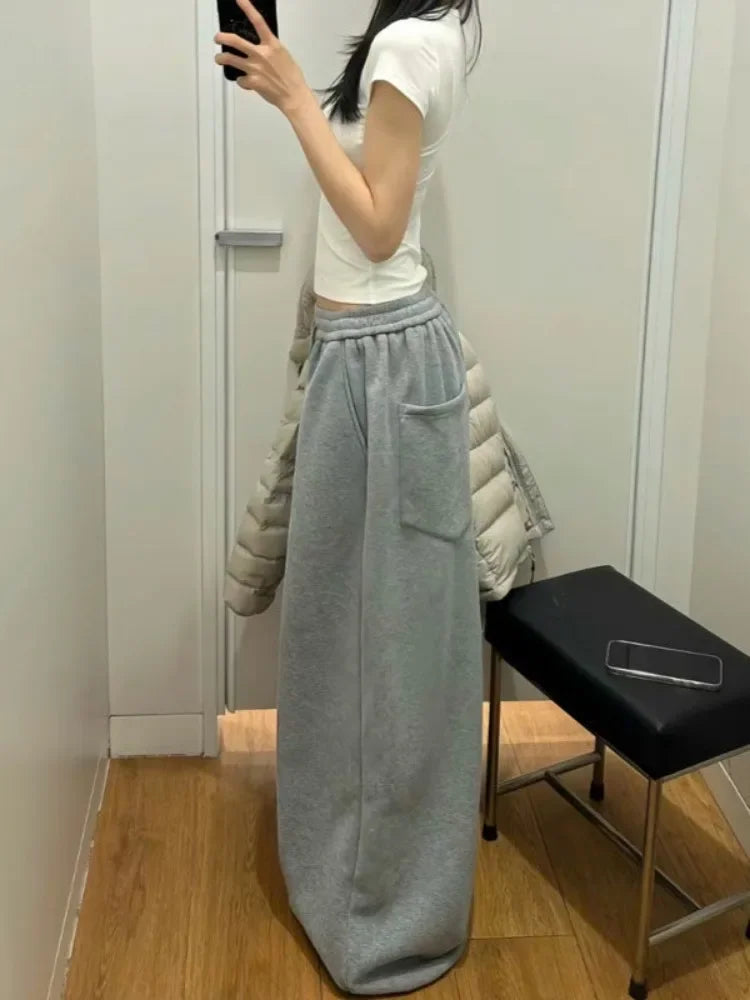 Casual Wide Leg Trousers