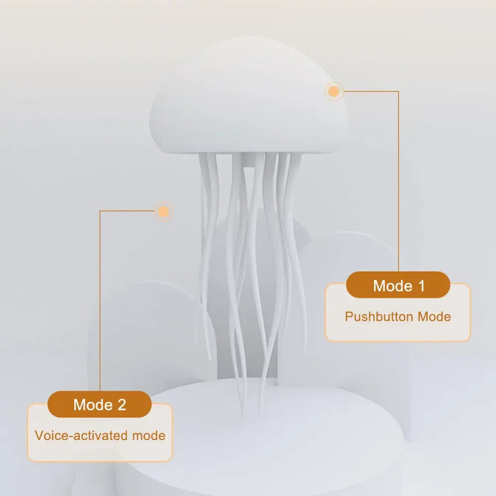 Jellyfish Bedside Lamp with Voice Control