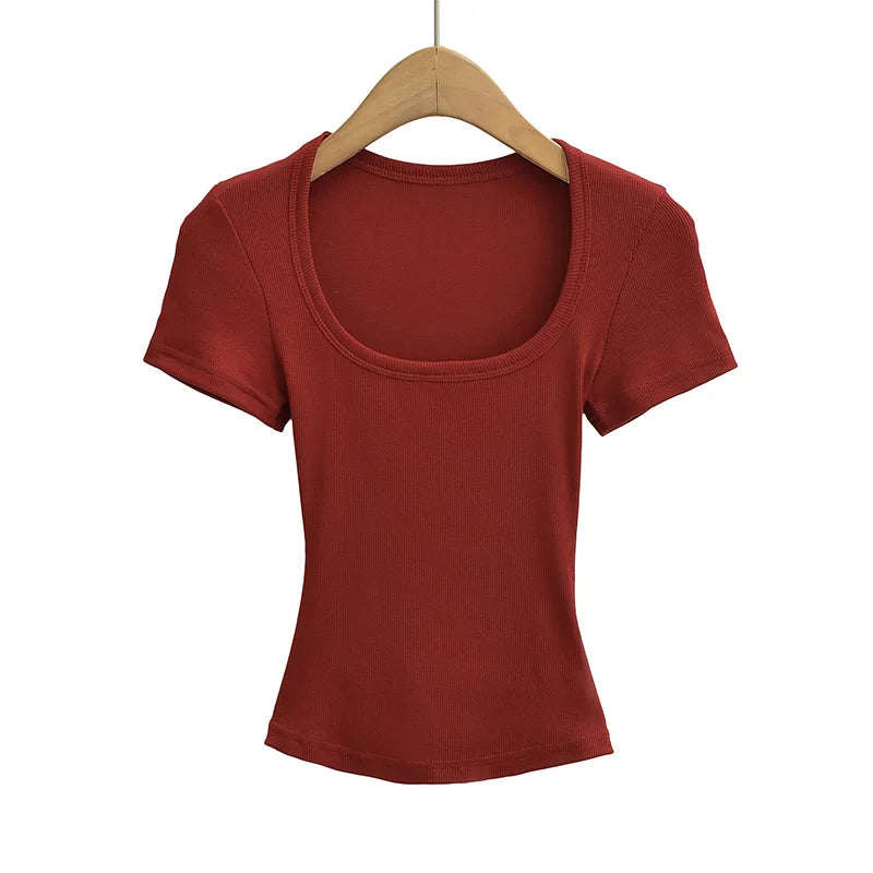 Square Neck Crop Top