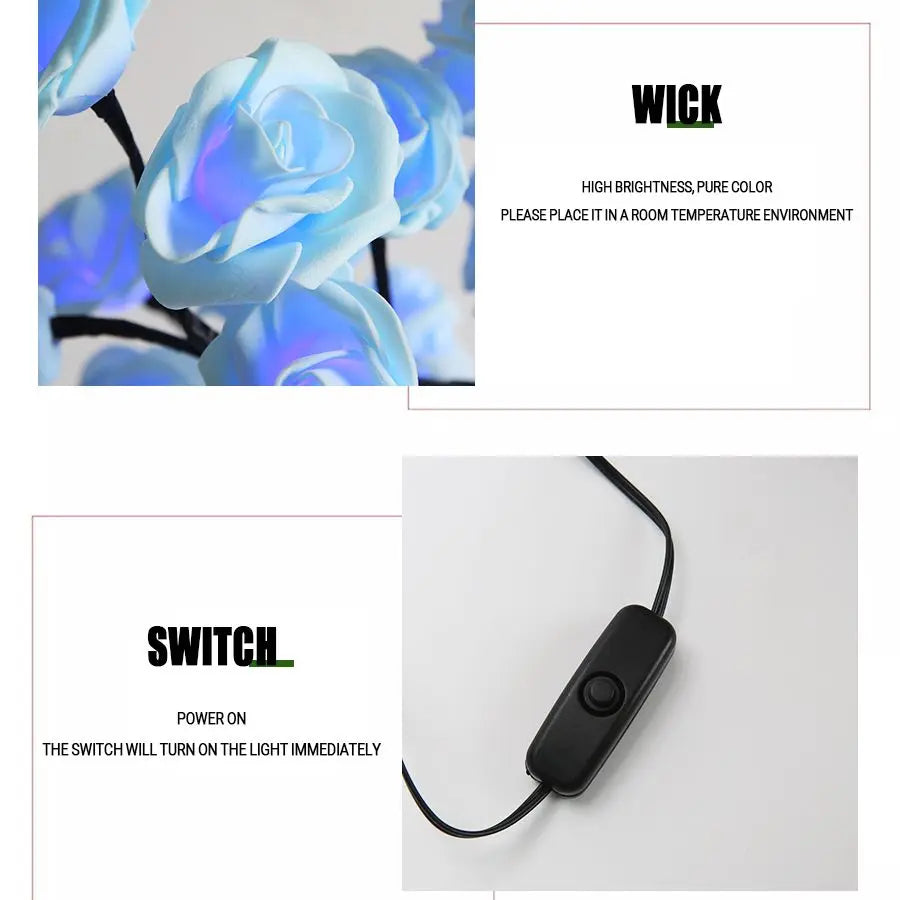 LED Rose Tree Lights