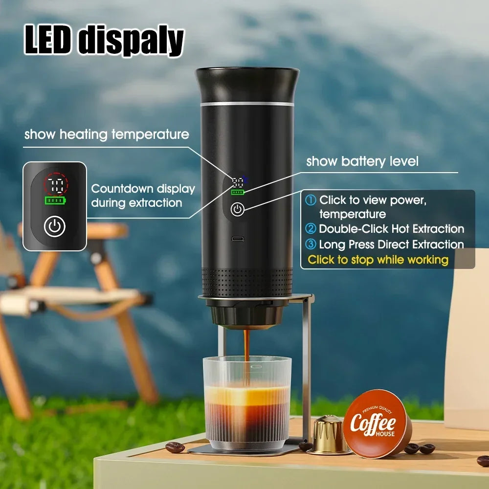 Portable Espresso Coffee 3-in-1 Machine