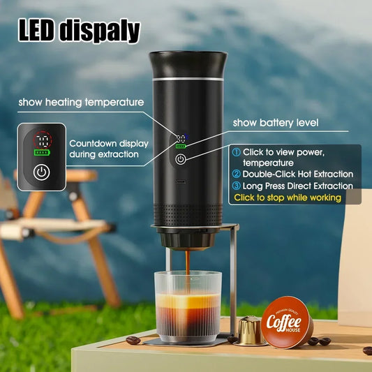 Portable Espresso Coffee 3-in-1 Machine