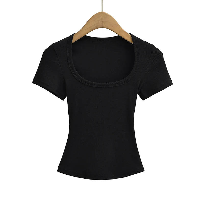 Square Neck Crop Top