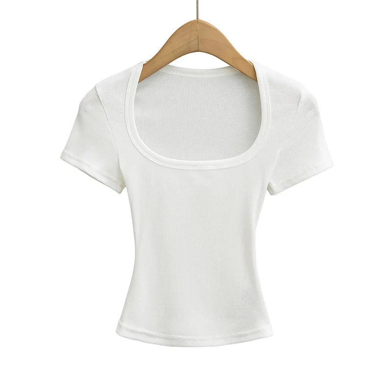 Square Neck Crop Top