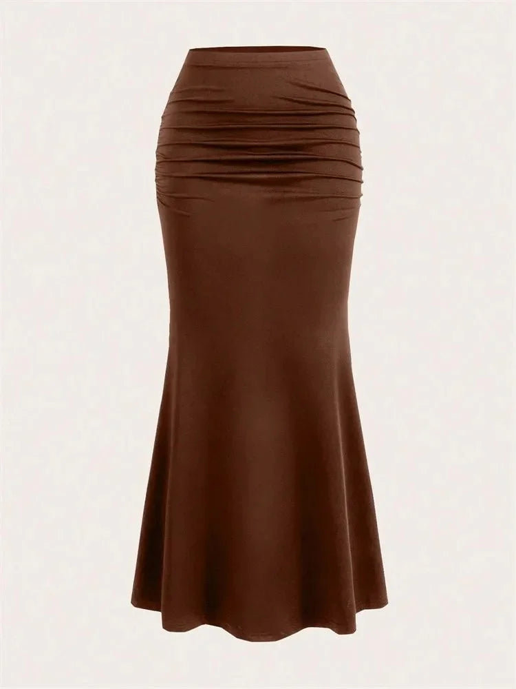 Bottom Flared Bodycon Skirt