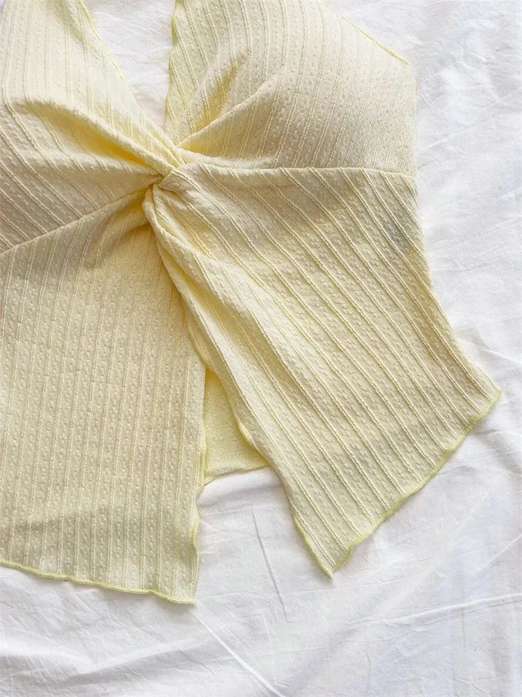 Barebacked Ruche Top