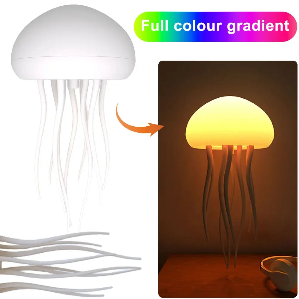 Jellyfish Bedside Lamp with Voice Control
