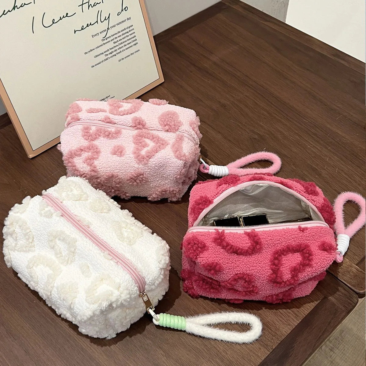 Plush Makeup Bag