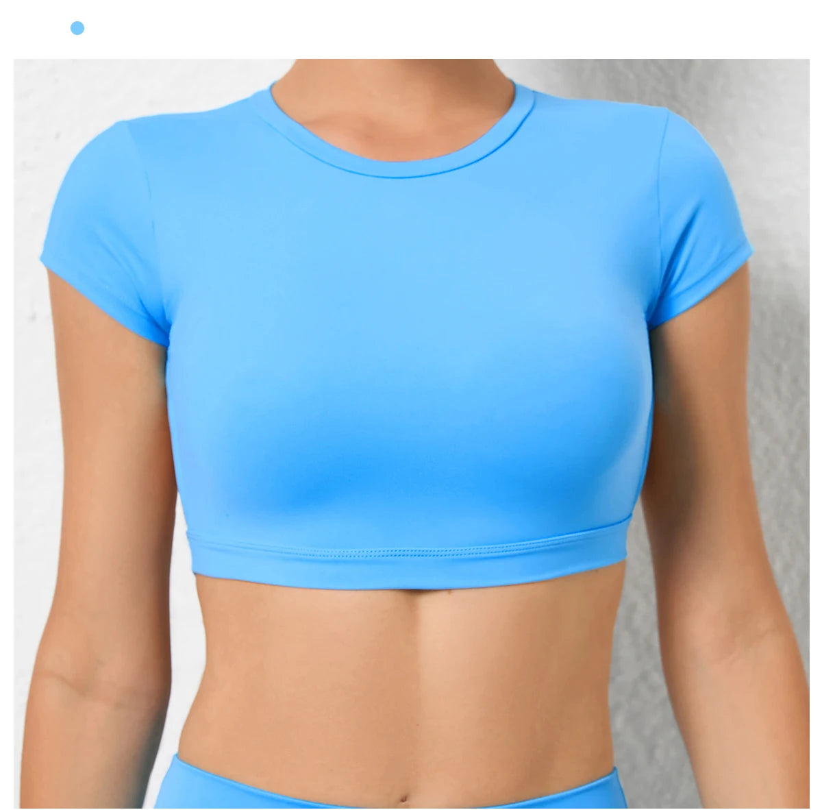 Women Backless Sports Shirt