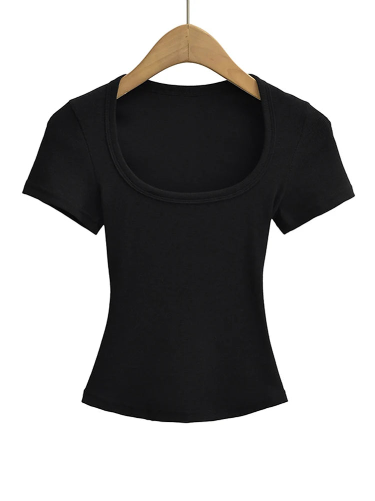 Square Neck Crop Top