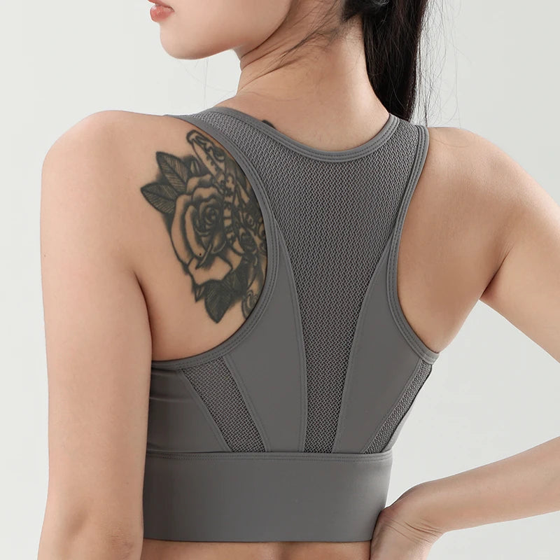 Yoga Zipper Bra
