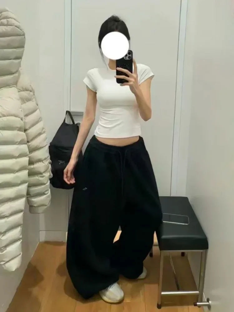 Casual Wide Leg Trousers