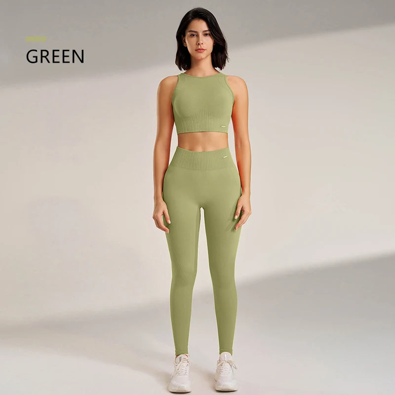 Seamless Two Piece gym set