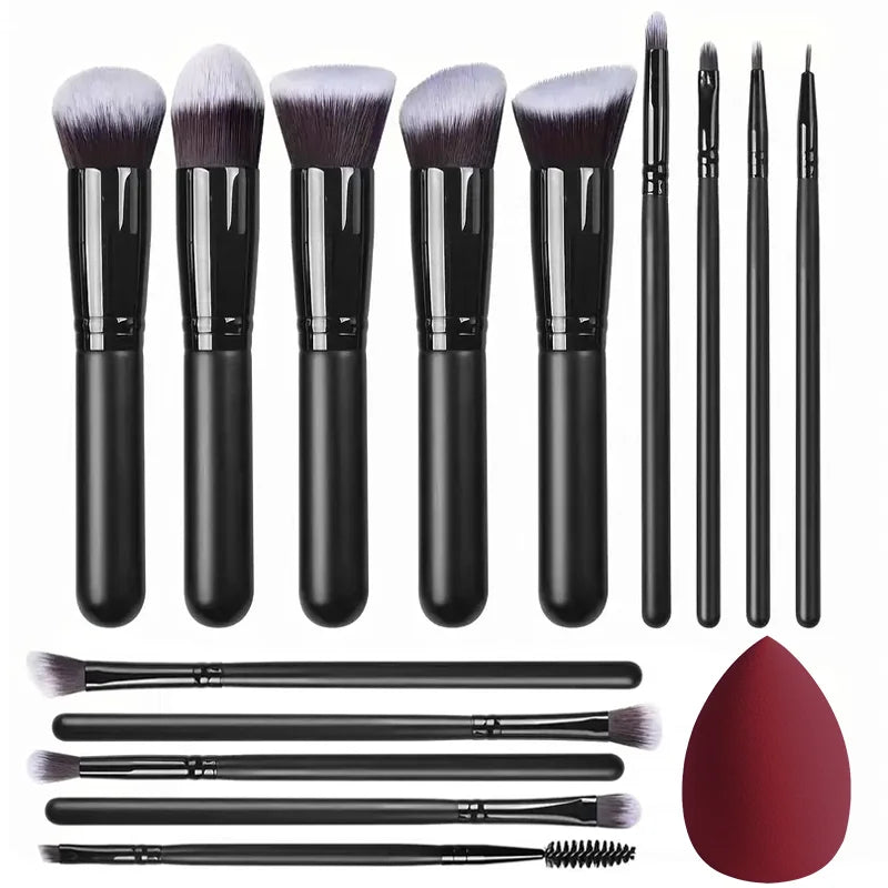 Soft Fluffy Makeup Brush Set