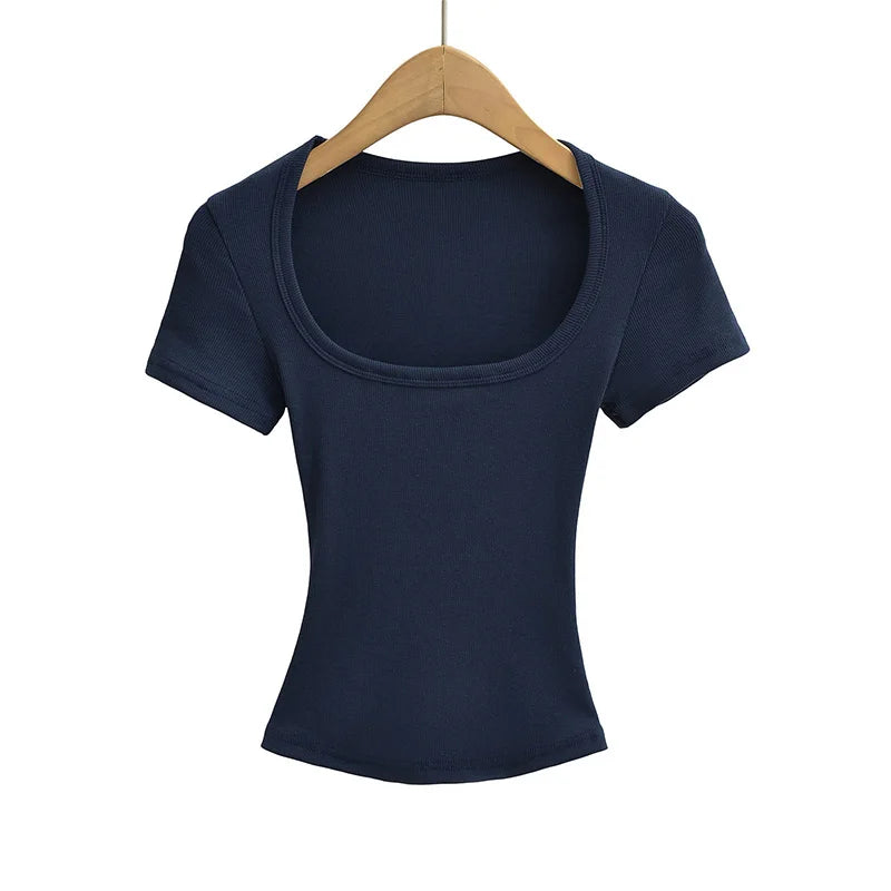 Square Neck Crop Top