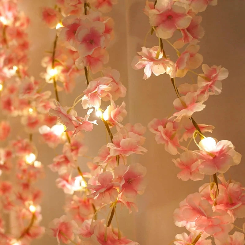 180CM Artificial Sakura Flowers Vine