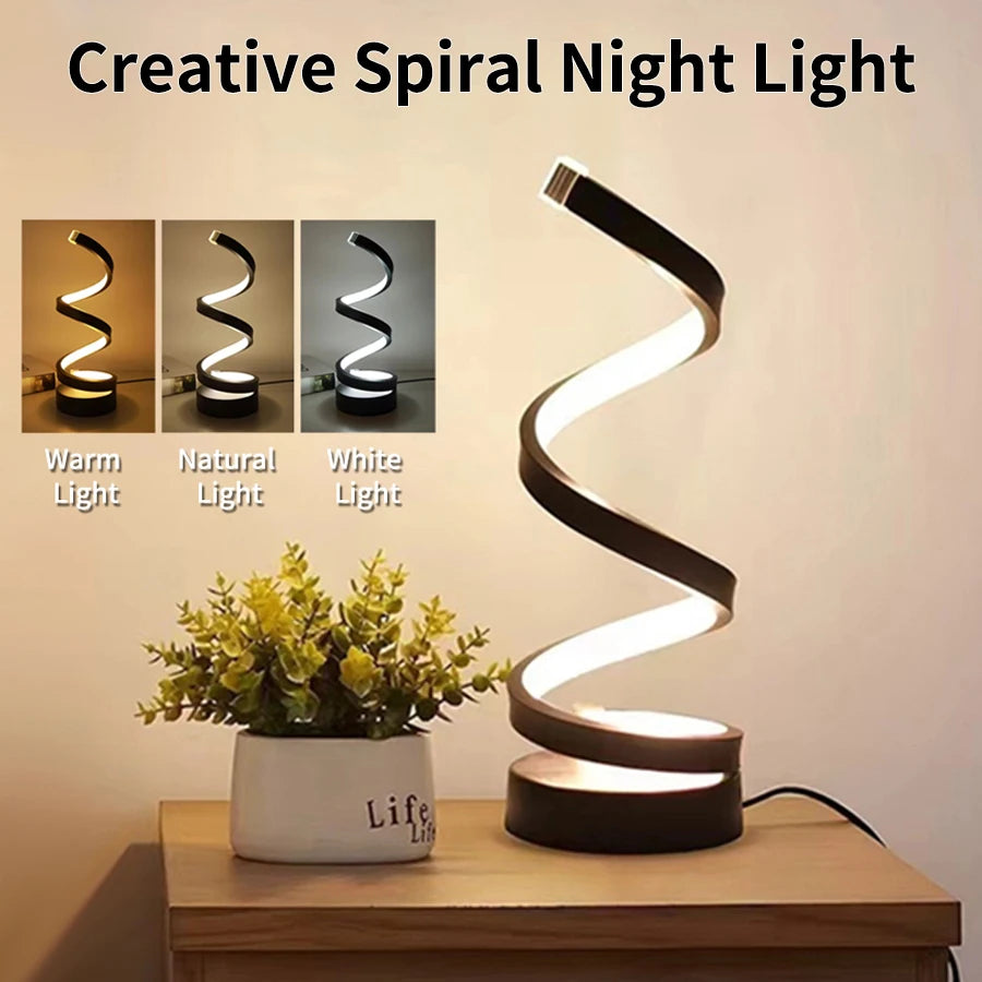 Spiral LED Night Light