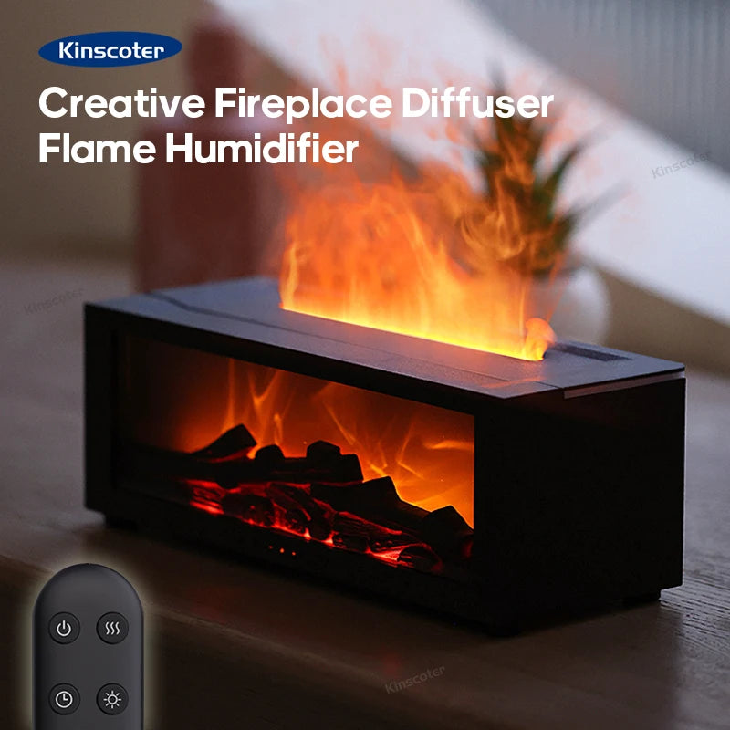 Flame Fireplace Aroma Diffuser