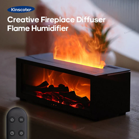 Flame Fireplace Aroma Diffuser
