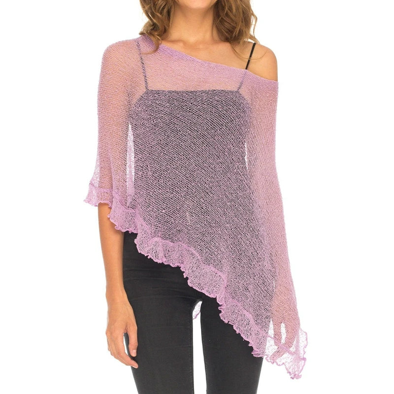 Assymetric Knitted Cover-up