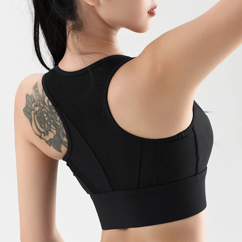 Yoga Zipper Bra