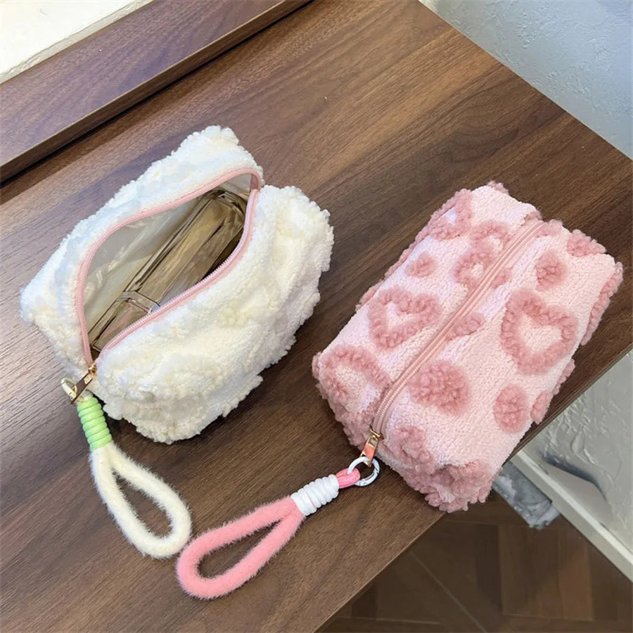 Plush Makeup Bag