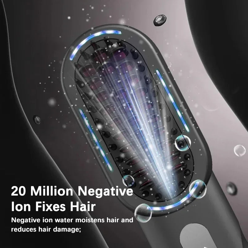 Wireless Straight Curling Hair Comb