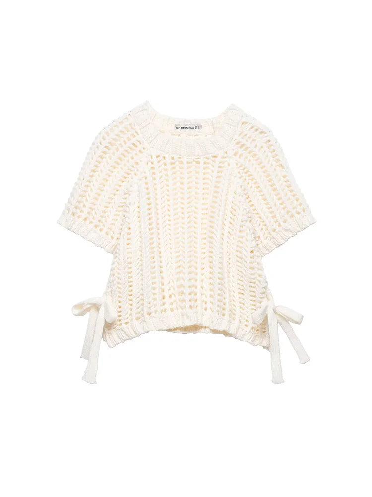 Skeleton Knitted Top