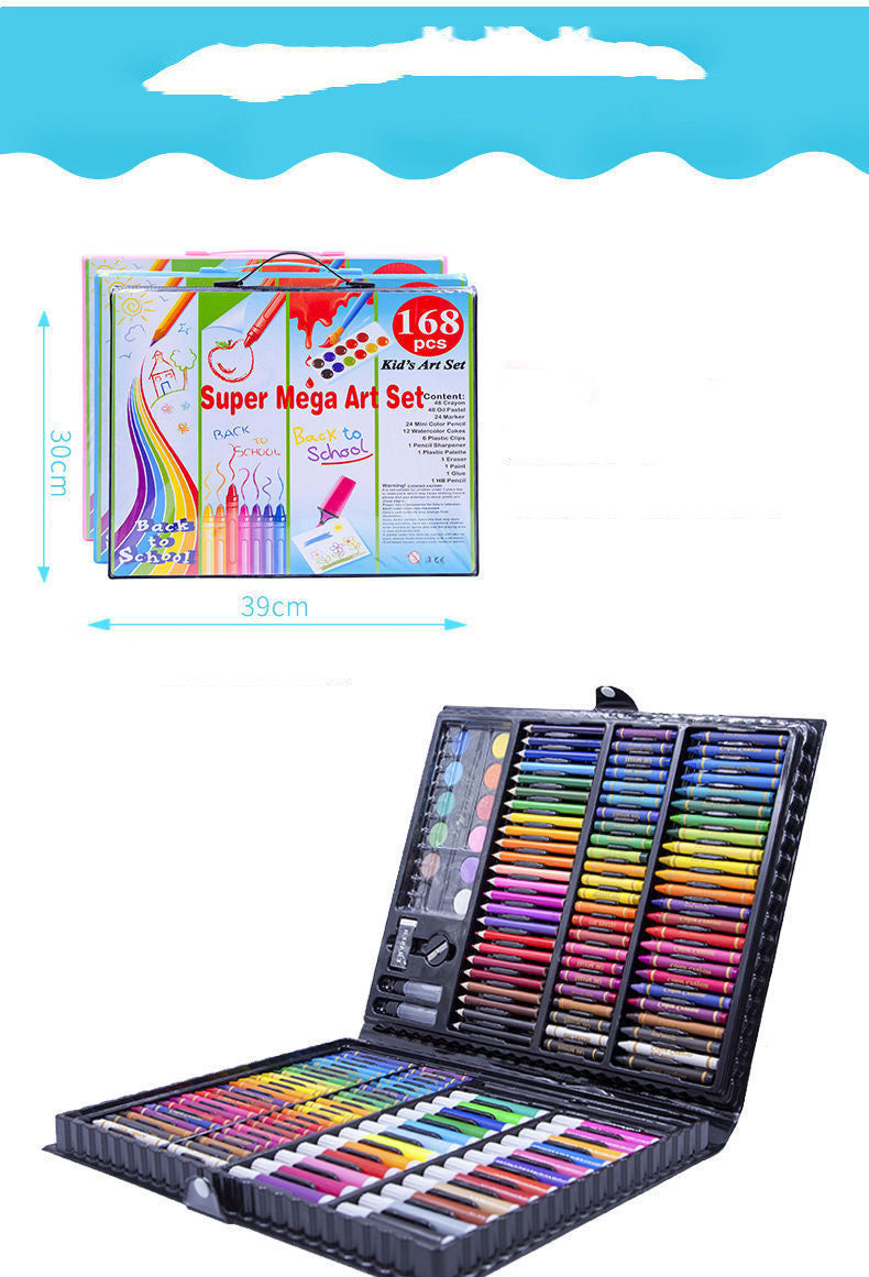 Watercolor Brushes, Crayon And Oil Pastel for Kids